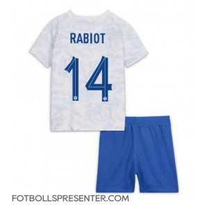 Frankrike Adrien Rabiot #14 Bortatröja Barn VM 2022 Kortärmad (+ korta byxor)